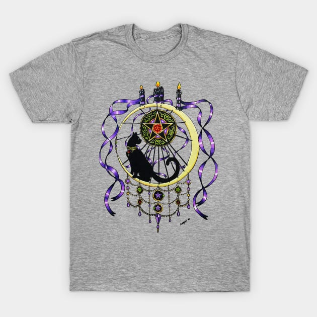 wiccan Dreams T-Shirt by Delight's Fantasy Art